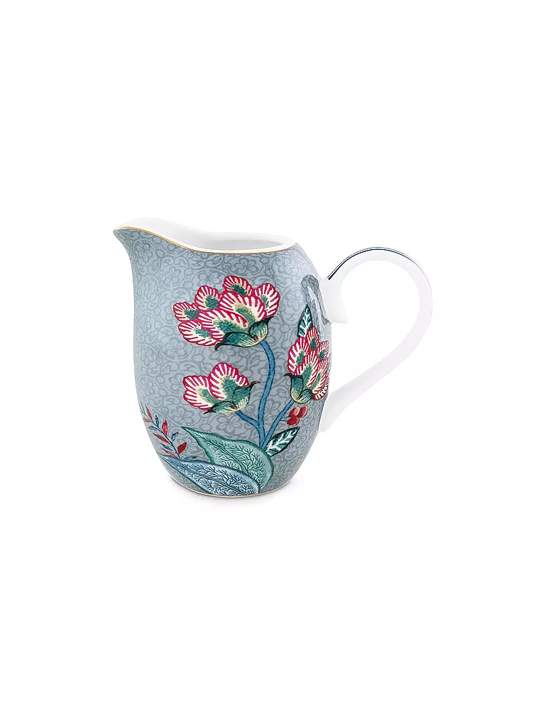 PIP STUDIO | Milchkännchen 250ml FLOWER FESTIVAL Light Blue | hellblau