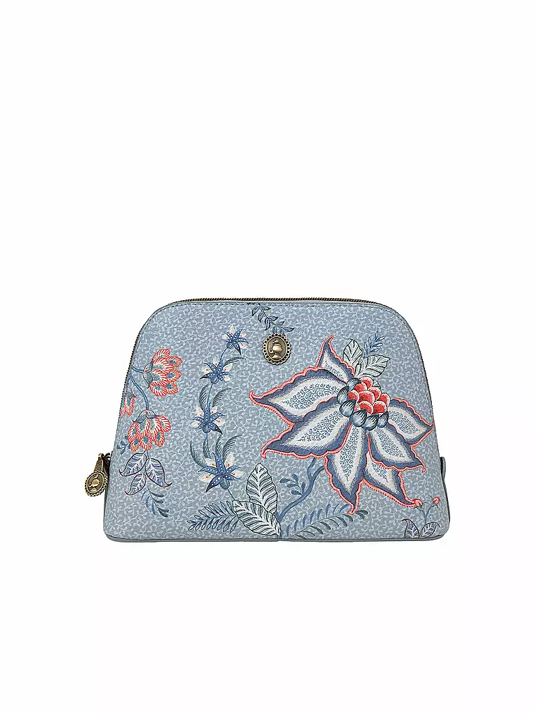 PIP STUDIO | Toilettetasche Flower Festival M Light Blue | hellblau