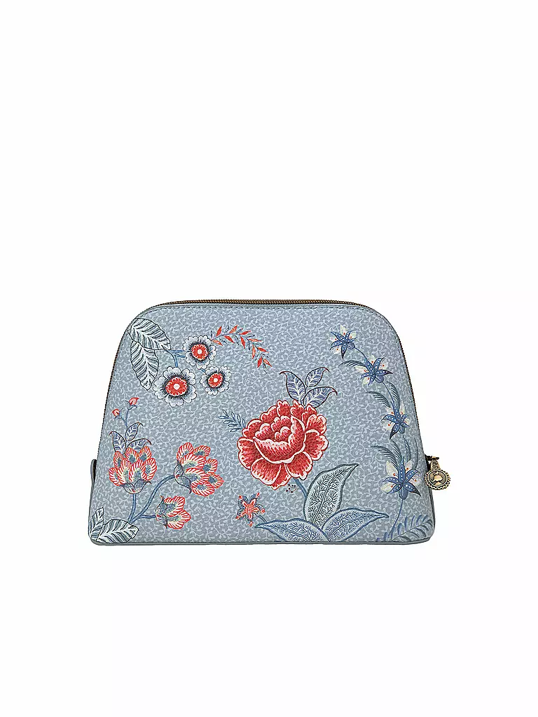 PIP STUDIO | Toilettetasche Flower Festival M Light Blue | hellblau