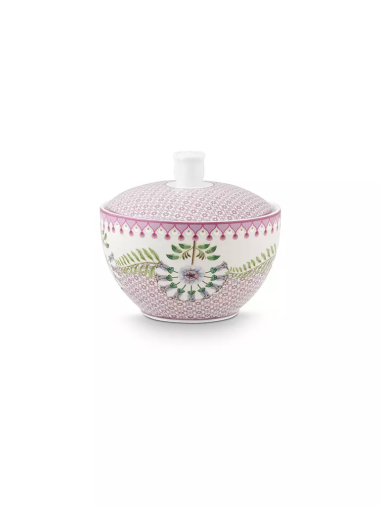 PIP STUDIO | Zuckerdose 300ml LILY & LOTUS Tiles Lilac | lila