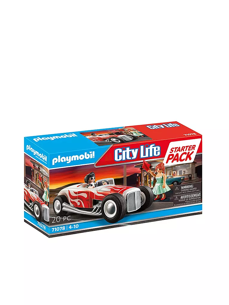 PLAYMOBIL | City Life - Starter Pack Hot Rod 71078 | keine Farbe