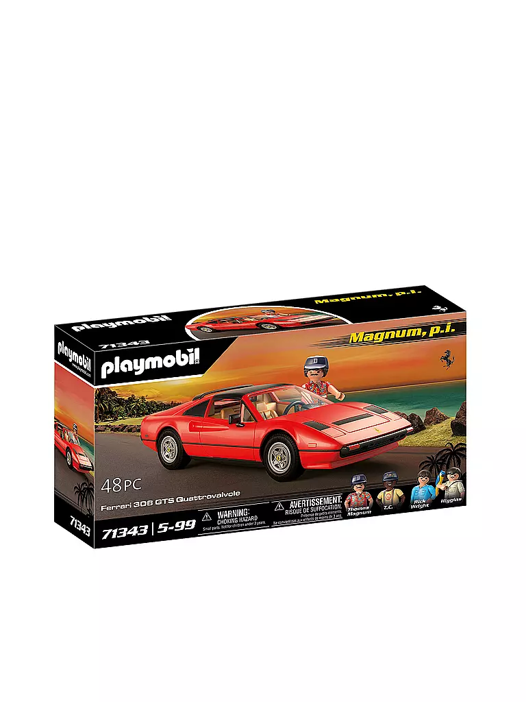 PLAYMOBIL | Magnum, p.i. Ferrari 308 GTS Quattrovalvole | keine Farbe