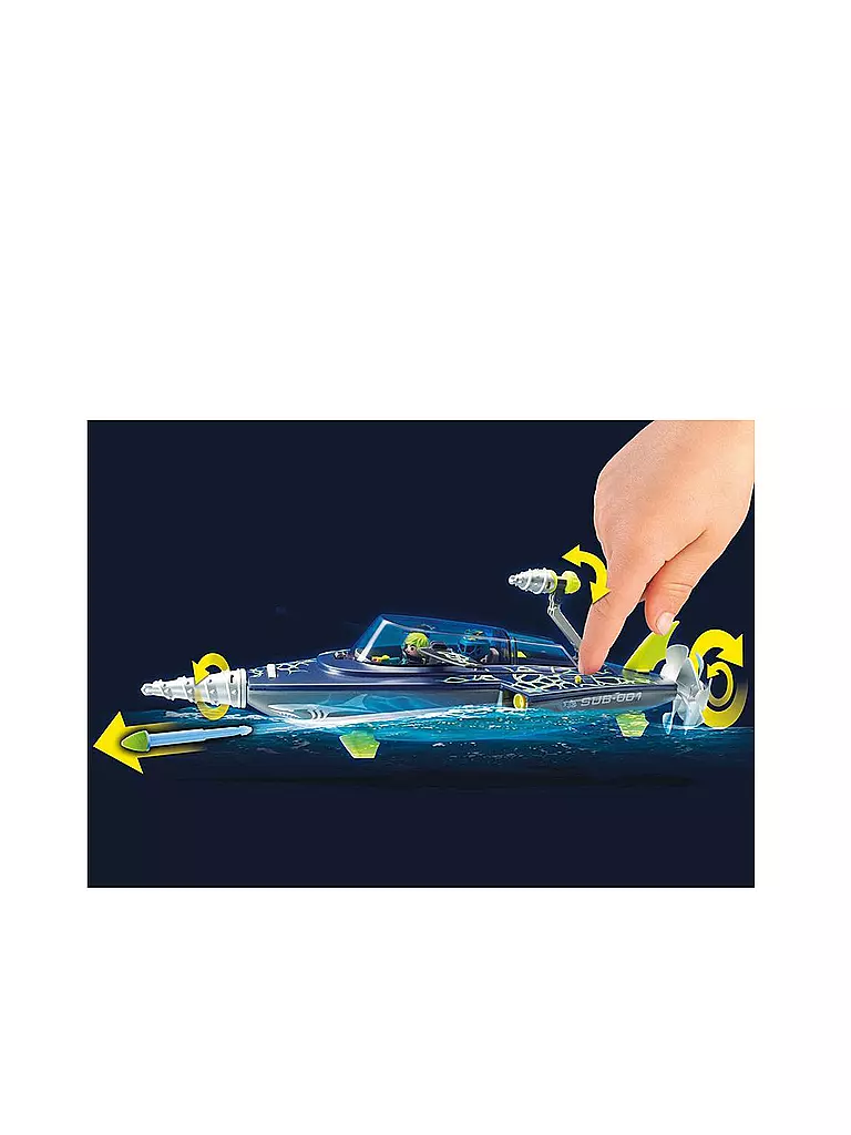 PLAYMOBIL | Team SHARK Drill Destroyer 70005 | transparent