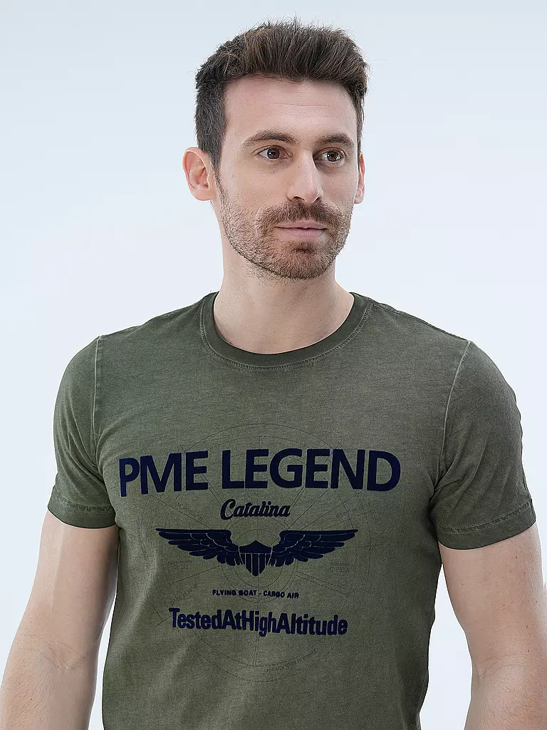 PME LEGEND | T-Shirt  | dunkelgrün