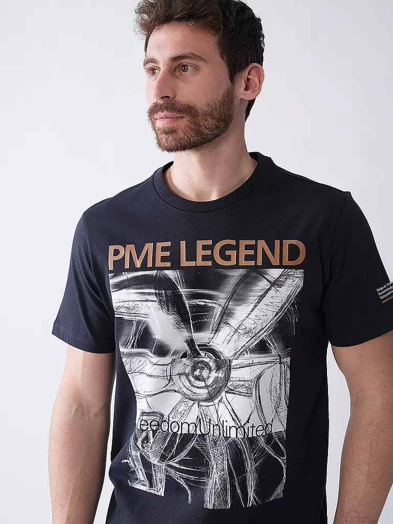 PME LEGEND | T-Shirt  | dunkelblau