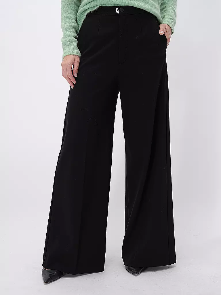 PNTS | Jeans Wide Leg THE RAVER | schwarz