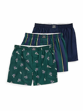 POLO RALPH LAUREN | Boxershorts 3-er Pkg print navy