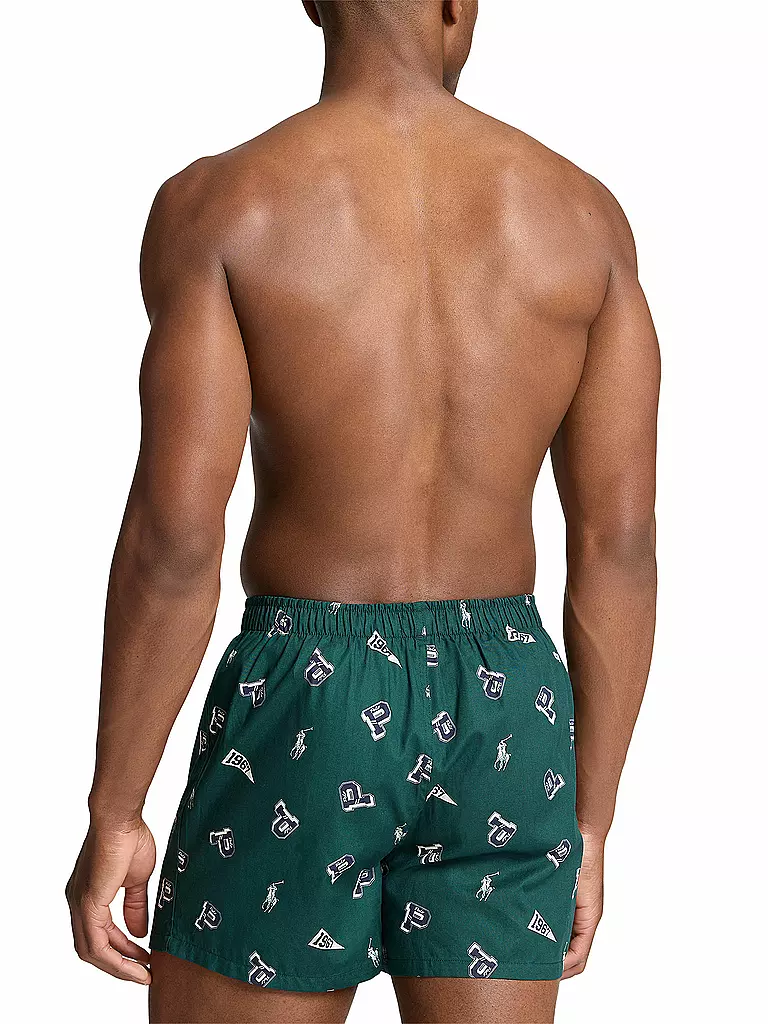 POLO RALPH LAUREN | Boxershorts 3-er Pkg print navy | olive