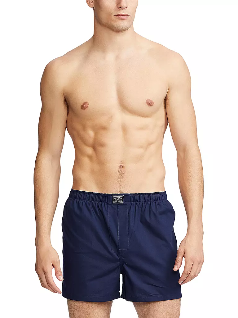 POLO RALPH LAUREN | Boxershorts 3er Pkg weiss hellblau marine | hellblau