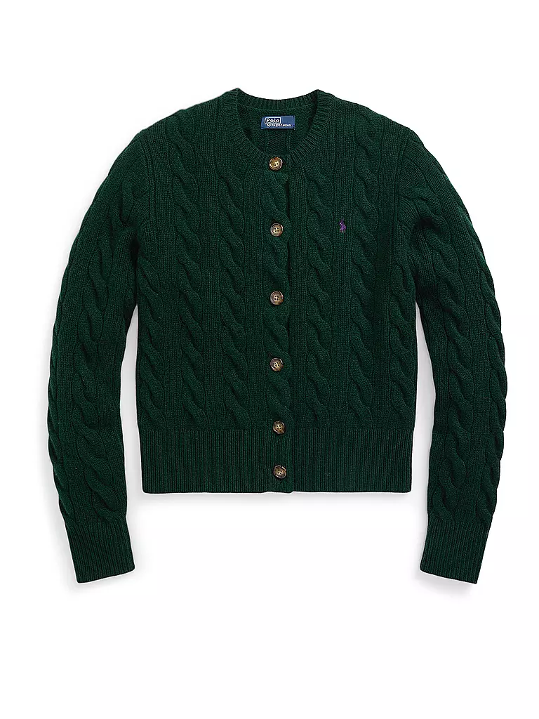 POLO RALPH LAUREN | Cardigan Slim Fit | dunkelgrün