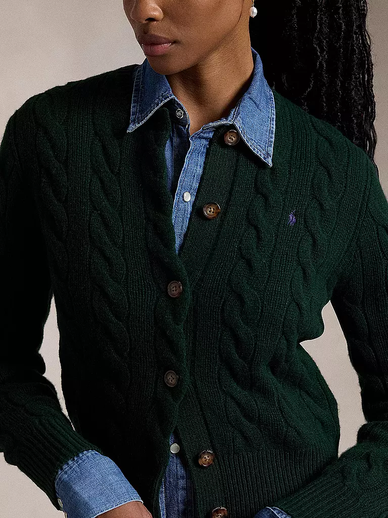 POLO RALPH LAUREN | Cardigan Slim Fit | grün