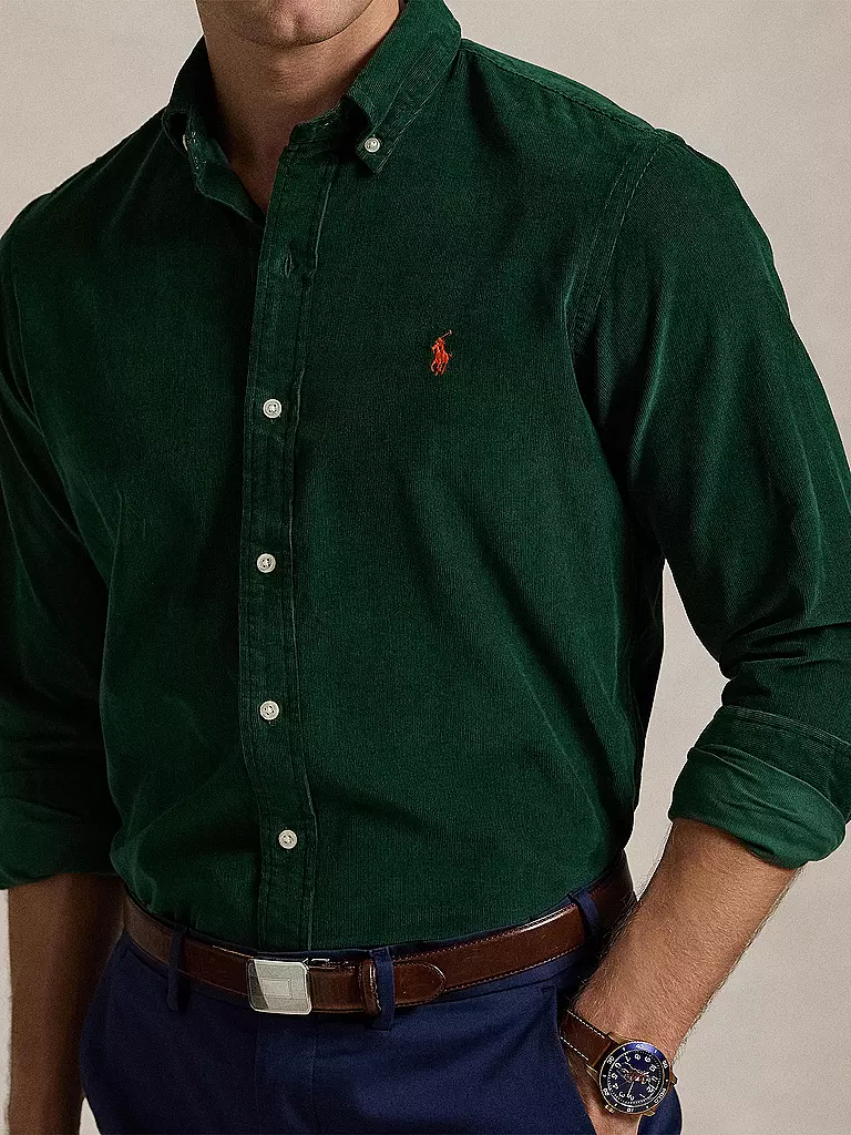 POLO RALPH LAUREN | Cordhemd Slim Fit | dunkelblau