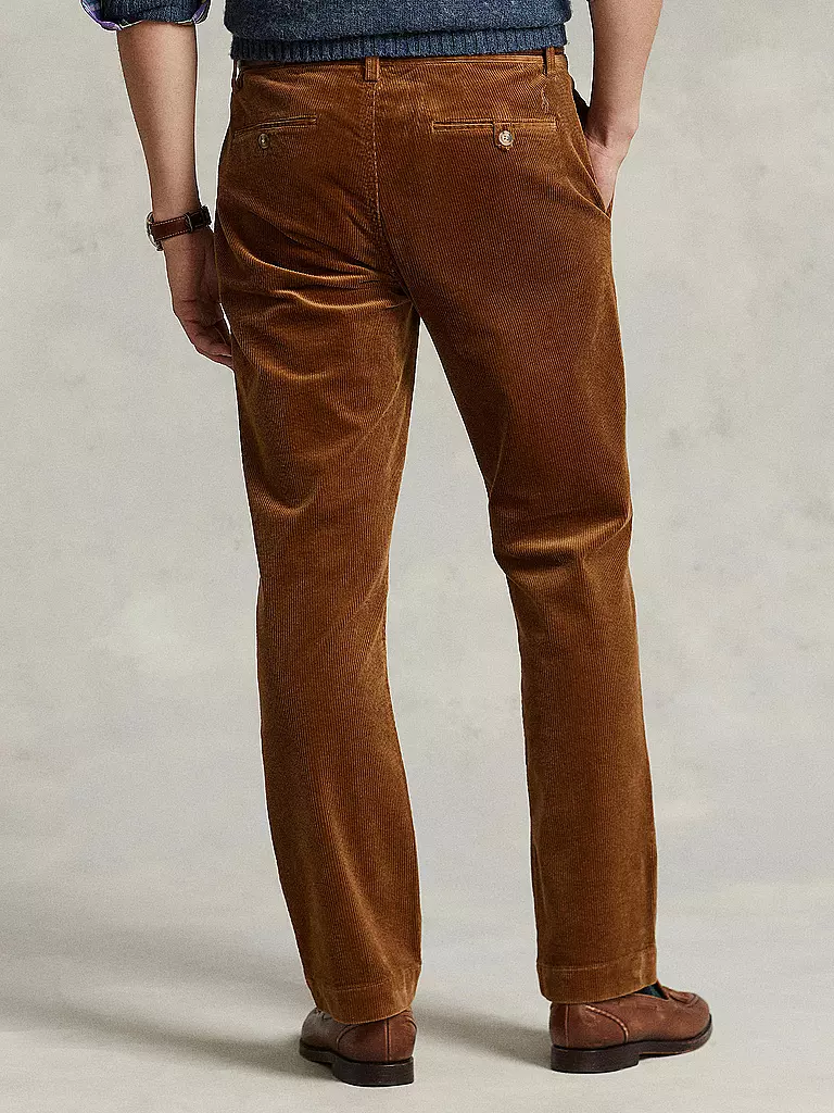 POLO RALPH LAUREN | Cordhose Stretch Straight Fit | camel