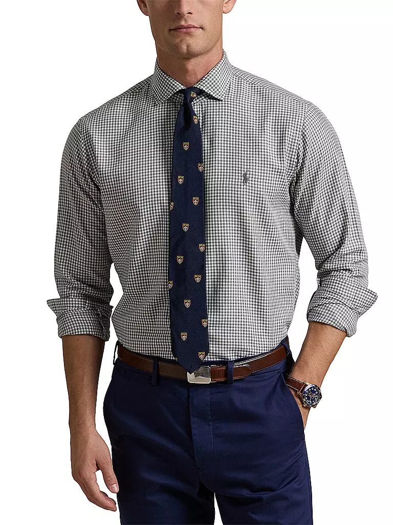 POLO RALPH LAUREN | Flanellhemd Custom Fit | grau