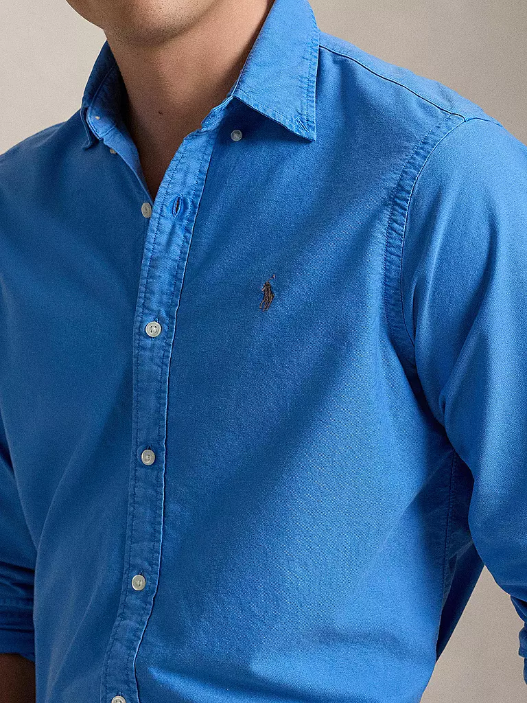 POLO RALPH LAUREN | Hemd Custom Fit  | blau