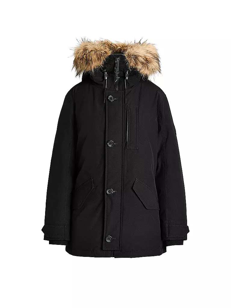 POLO RALPH LAUREN | Herren Daunenparka TRIM DOWN | schwarz