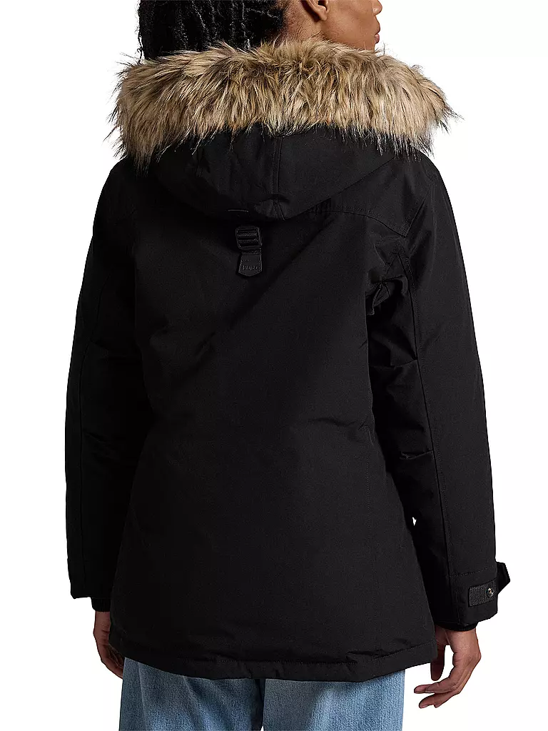 POLO RALPH LAUREN | Herren Daunenparka TRIM DOWN | schwarz