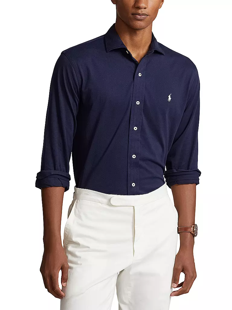 POLO RALPH LAUREN | Jerseyhemd Slim Fit | dunkelblau