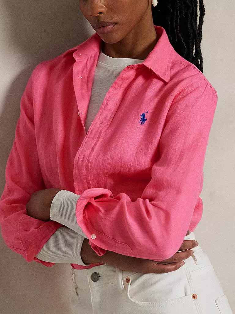 POLO RALPH LAUREN | Leinenbluse | pink