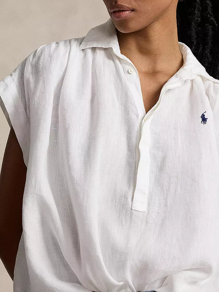 POLO RALPH LAUREN | Leinenbluse | weiss