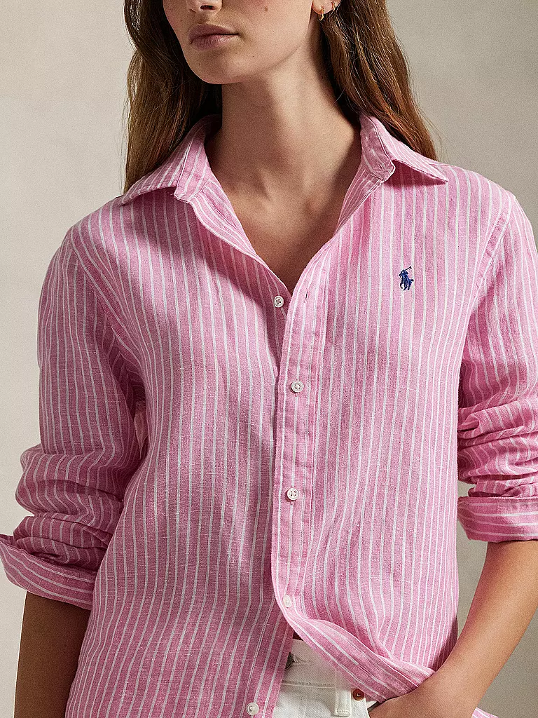 POLO RALPH LAUREN | Leinenbluse | pink