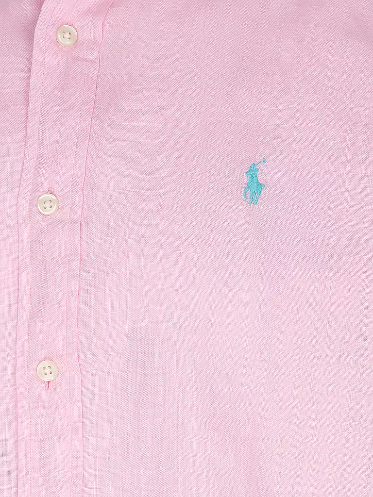 POLO RALPH LAUREN | Leinenhemd Custom Fit | rosa