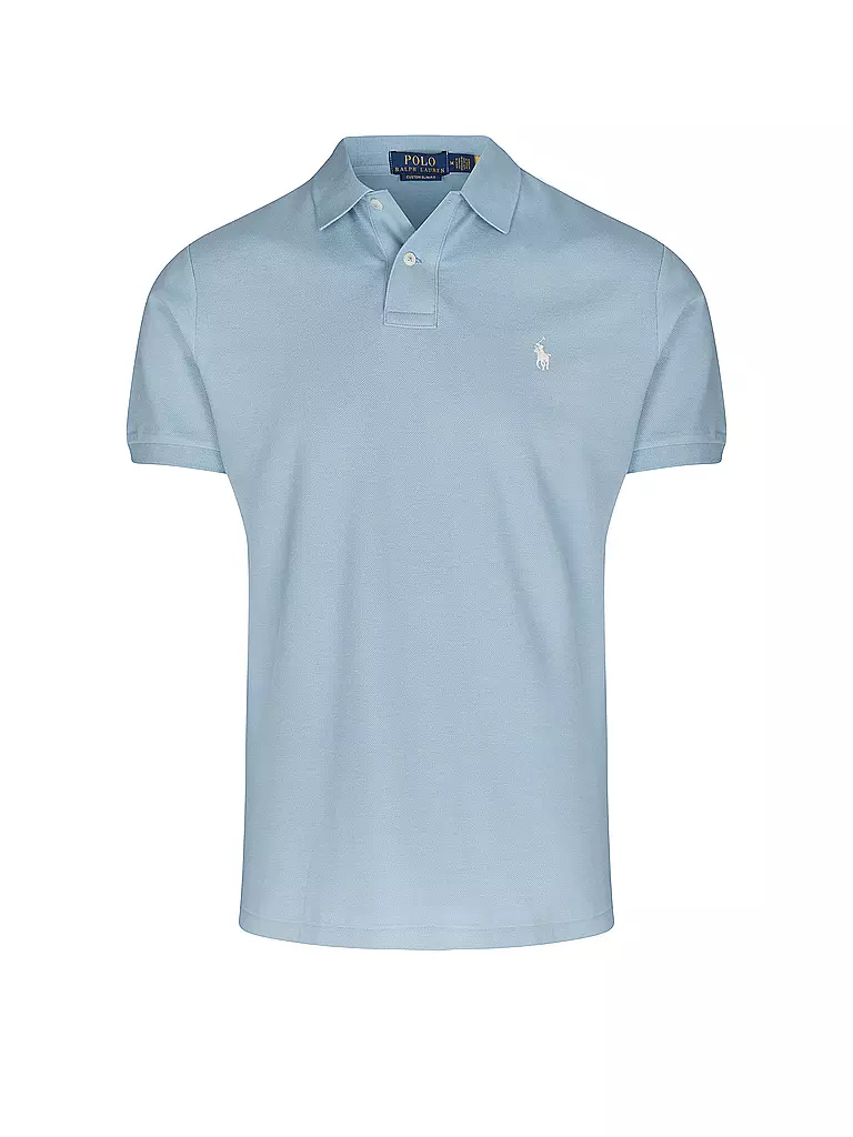 POLO RALPH LAUREN | Poloshirt Custom Slim Fit | hellblau