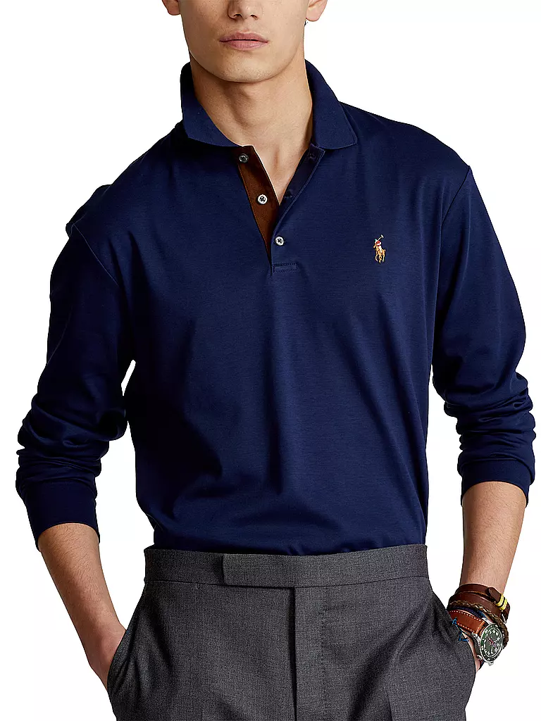 POLO RALPH LAUREN | Poloshirt Custom Slim Fit | hellblau