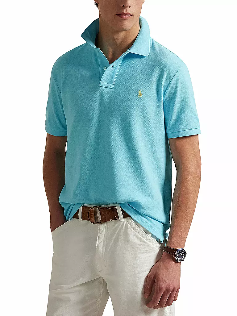 POLO RALPH LAUREN | Poloshirt Custom Slim Fit | türkis