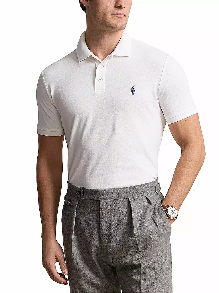 POLO RALPH LAUREN | Poloshirt Custom Slim Fit | weiss