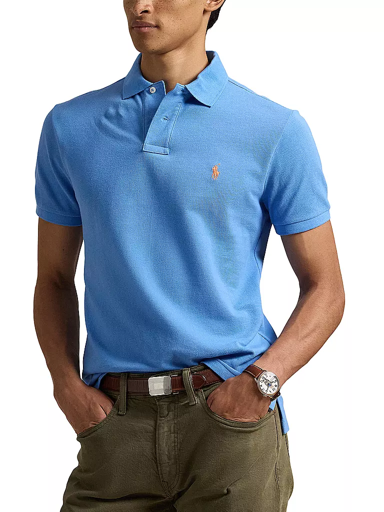 POLO RALPH LAUREN | Poloshirt Custom Slim Fit | hellblau