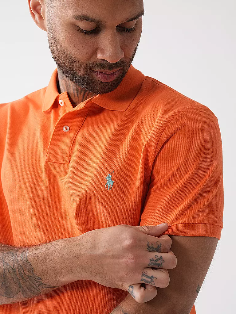 POLO RALPH LAUREN | Poloshirt Custom Slim Fit | hellblau