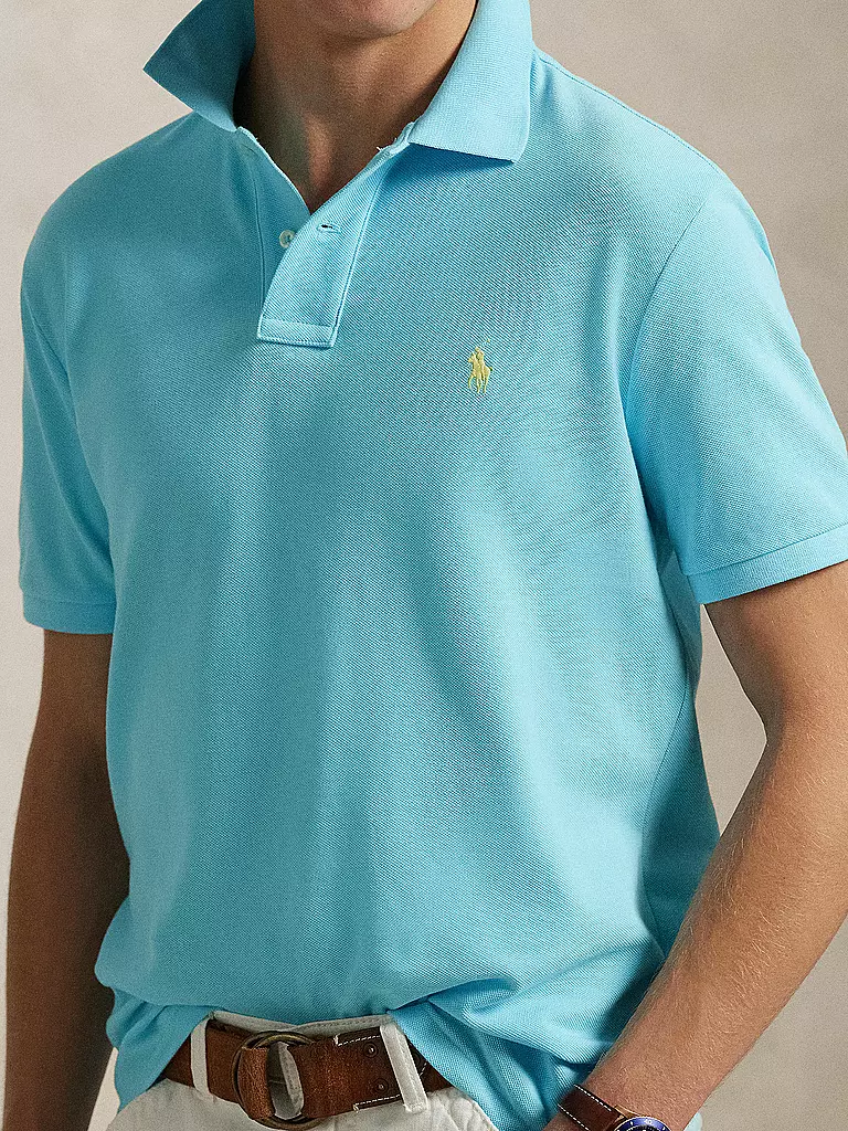 POLO RALPH LAUREN | Poloshirt Custom Slim Fit | türkis