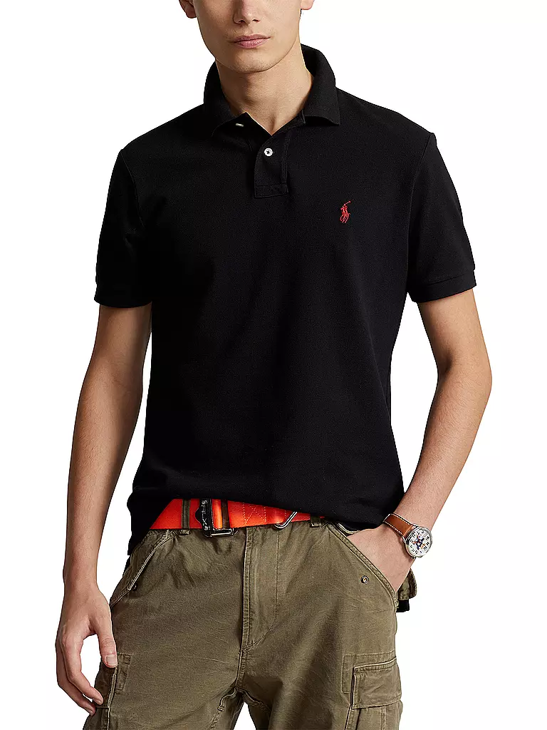 POLO RALPH LAUREN | Poloshirt Slim Fit | schwarz