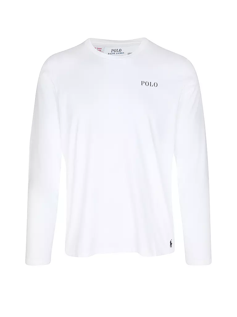 POLO RALPH LAUREN | Pyjama Langarmshirt | weiss