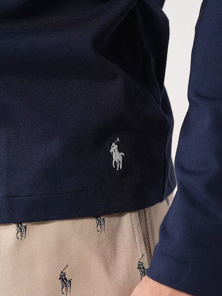 POLO RALPH LAUREN | Pyjama Langarmshirt | dunkelrot