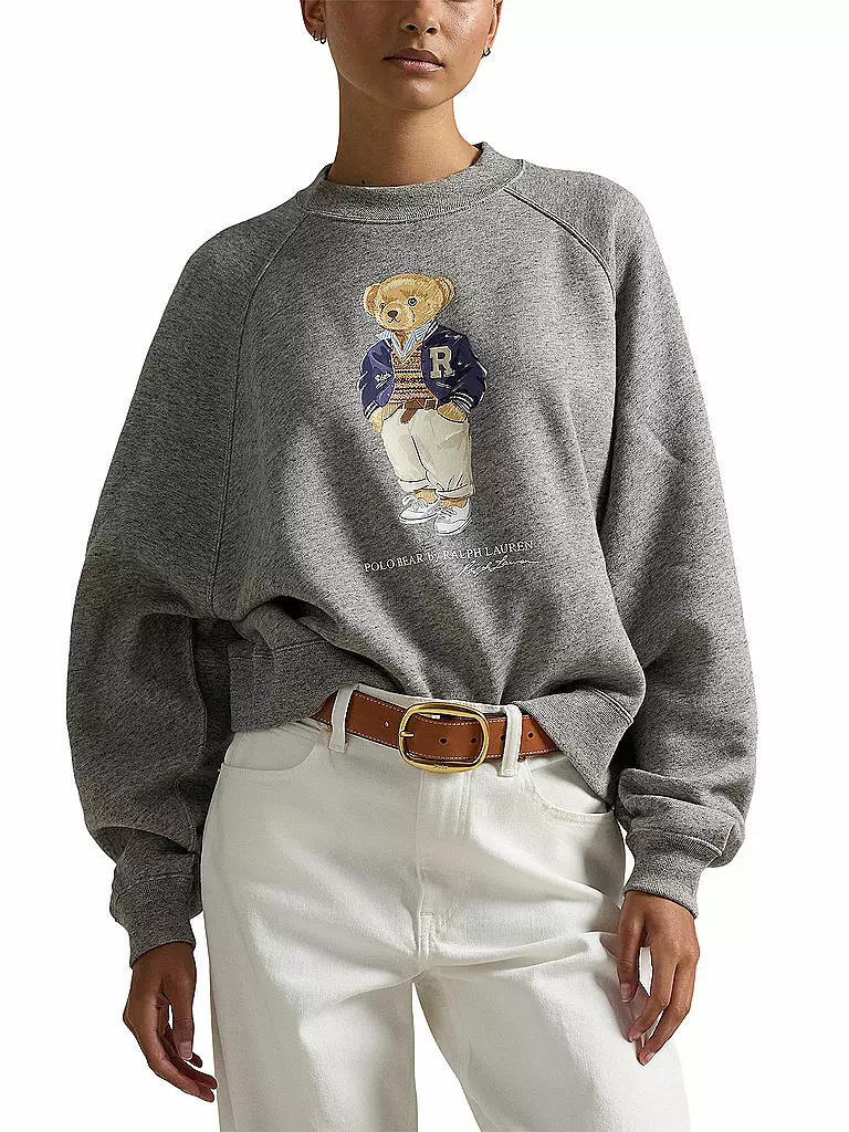 POLO RALPH LAUREN | Sweater Oversized Fit | grau