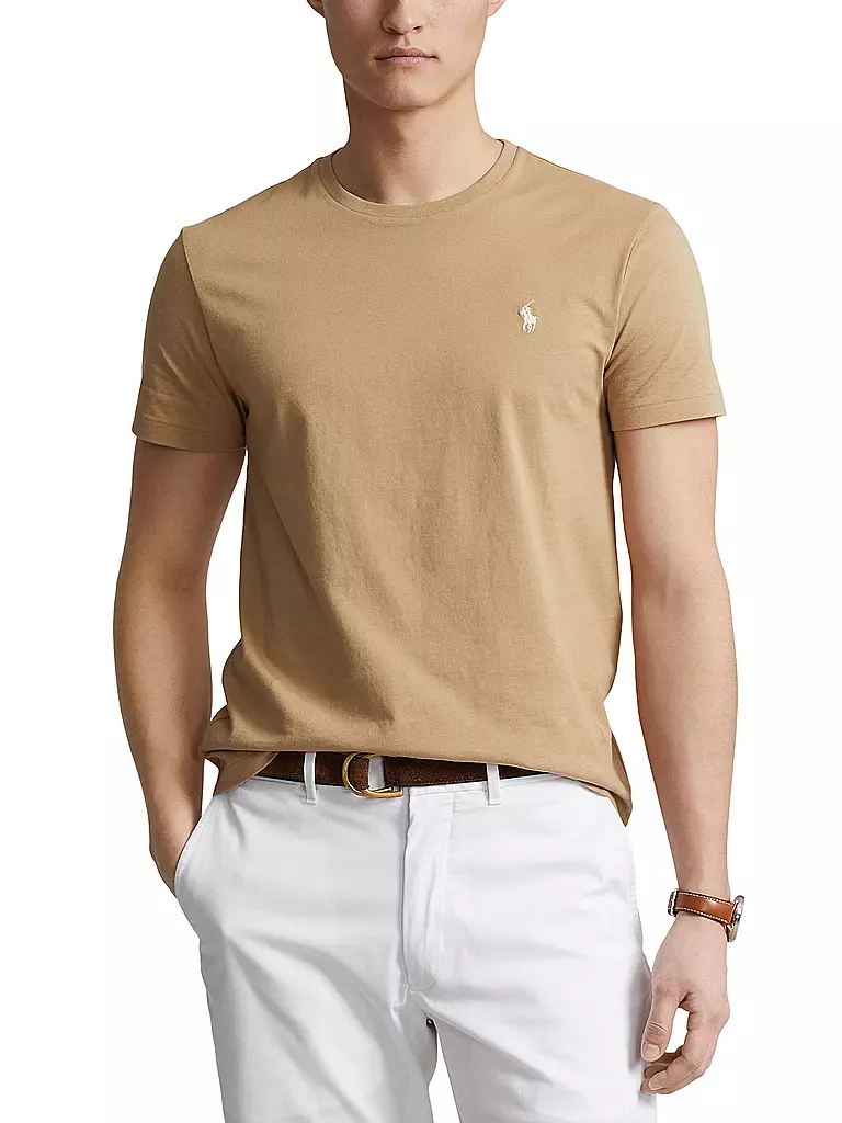 POLO RALPH LAUREN | T Shirt Custom Slim Fit | beige