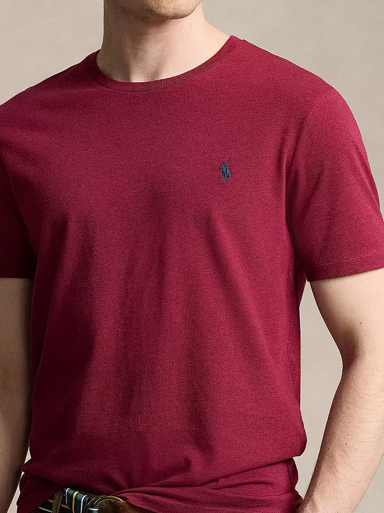 POLO RALPH LAUREN | T Shirt Custom Slim Fit | rot