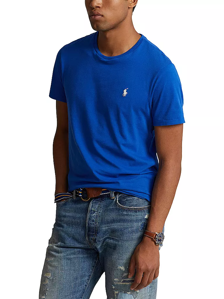 POLO RALPH LAUREN | T-Shirt Custom Slim Fit | blau