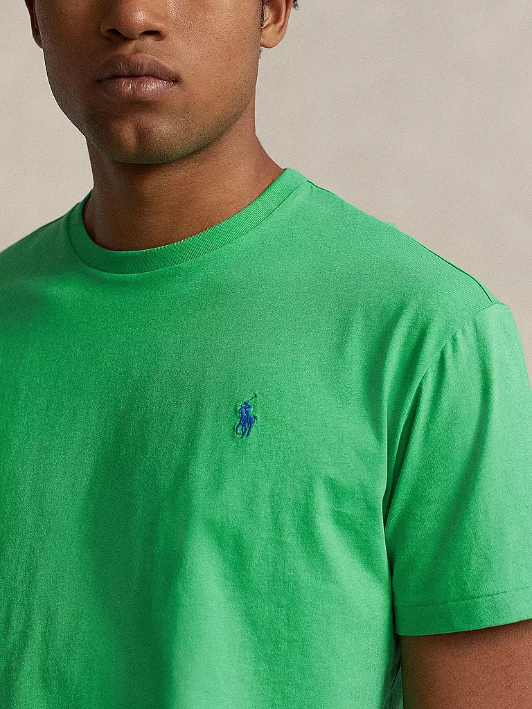 POLO RALPH LAUREN | T-Shirt Custom Slim Fit | grün