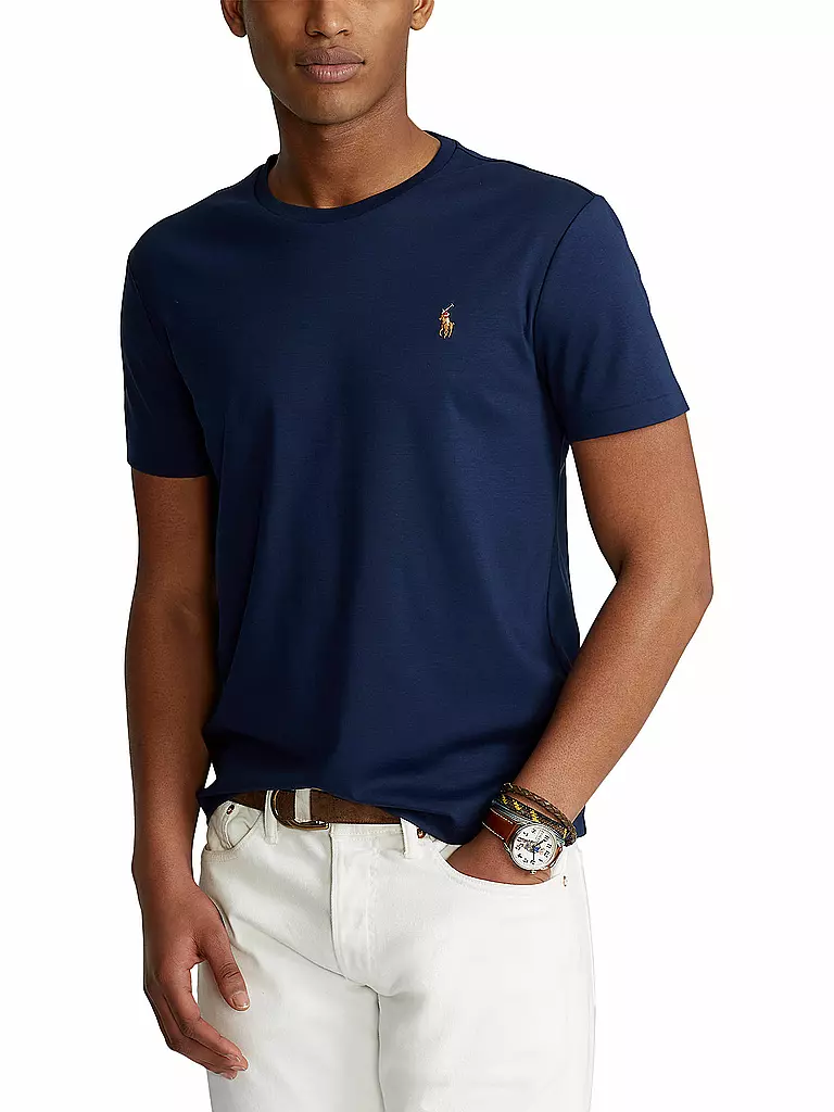 POLO RALPH LAUREN | T-Shirt Custom Slim Fit | blau