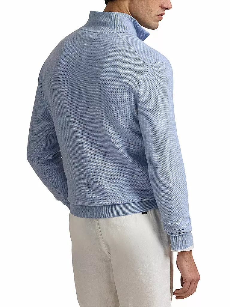 POLO RALPH LAUREN | Troyer Pullover  | hellblau