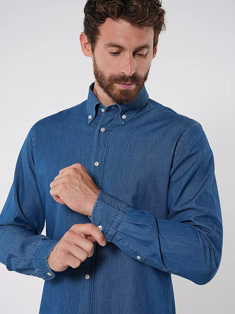 PROFUOMO | Jeanshemd | blau