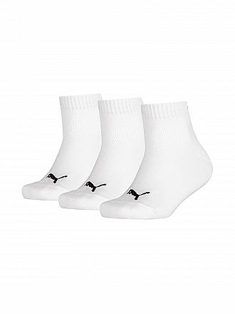 PUMA | Jungen Sneakersocken Quarter 3er Pkg white