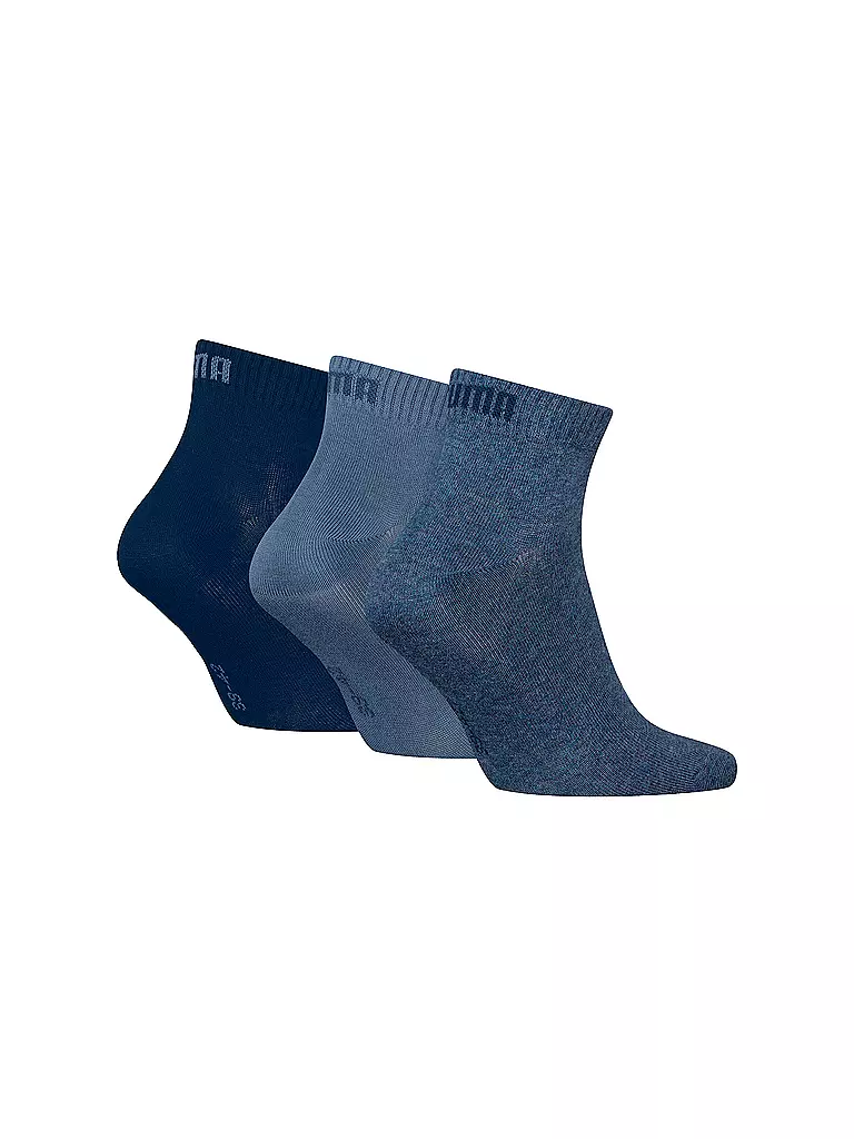 PUMA | Socken 3er Pkg.  denim blue | blau