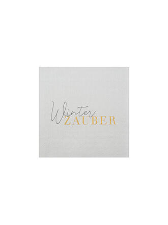 RAEDER | Weihnachts-Servietten 33x33cm WINTERZAUBER