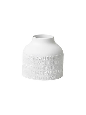 RAEDER | Vase FÜR IMMER VERZAUBERT 17,5x17cm Weiss