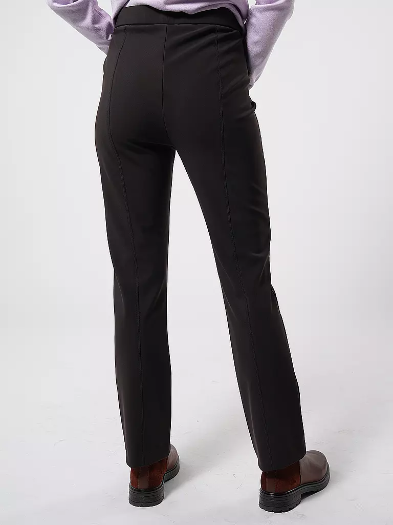 RAFFAELLO ROSSI | Hose Flared Fit 7/8 MACY | schwarz