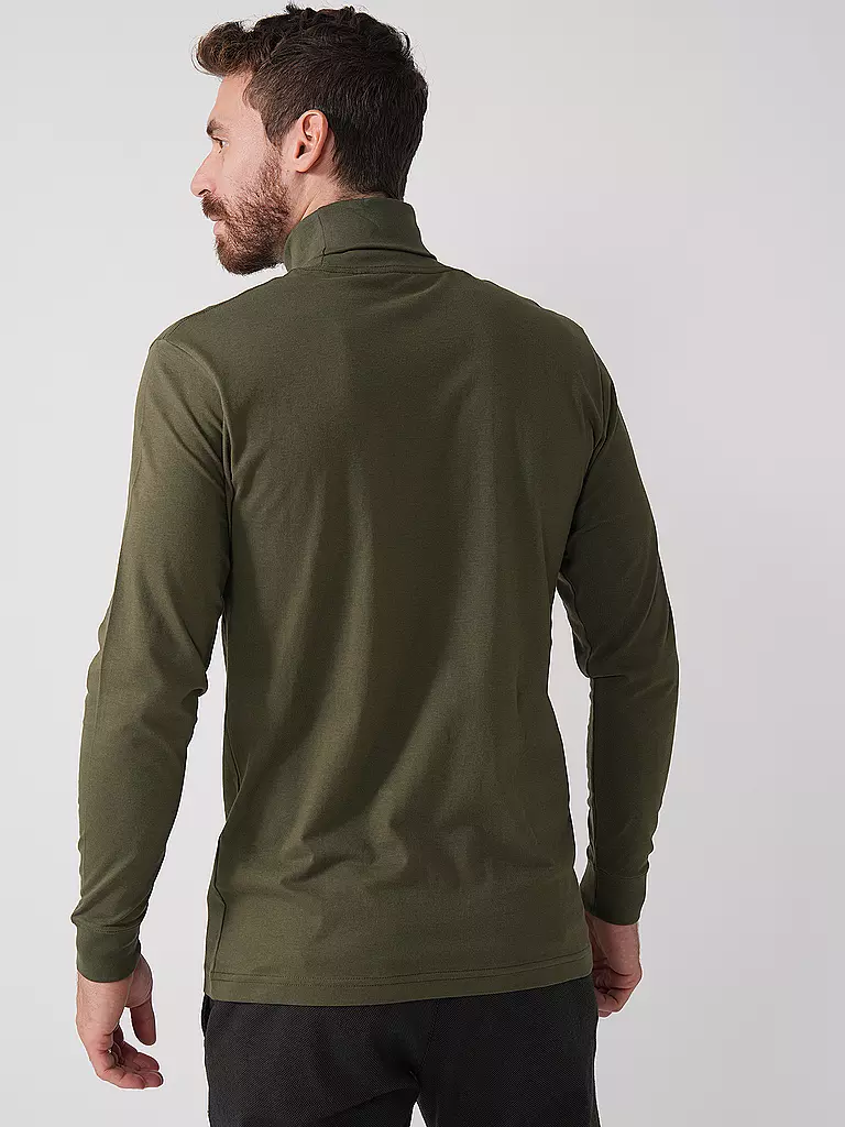 RAGMAN | Rollkragenshirt  | olive